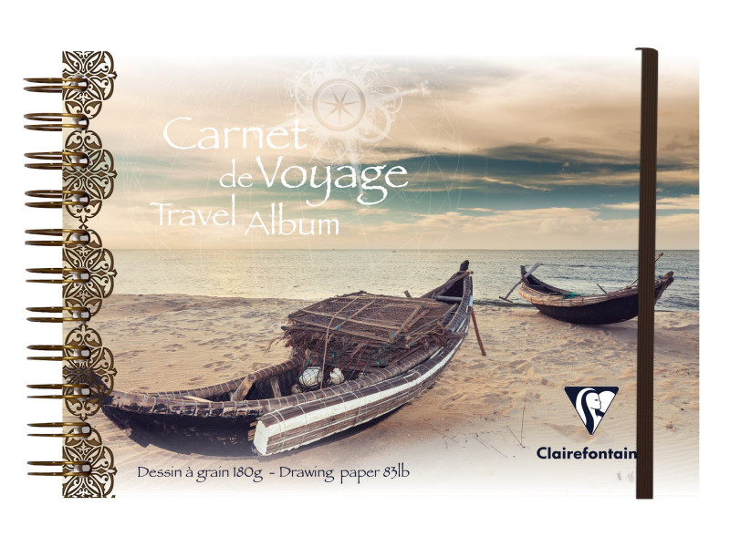Clairefontaine Carnet de voyage Polypro Travel, A5, Plage