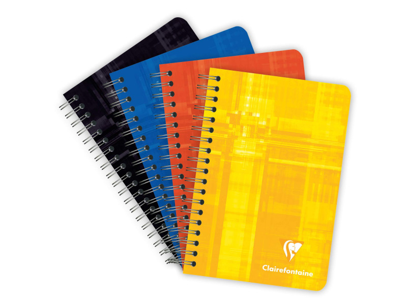 Clairefontaine Carnet à spirale, 90 x 140 mm, quadrillé 5x5
