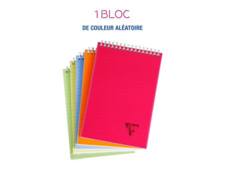 Clairefontaine Bloc reliure intégrale LINICOLOR, A4, ligné