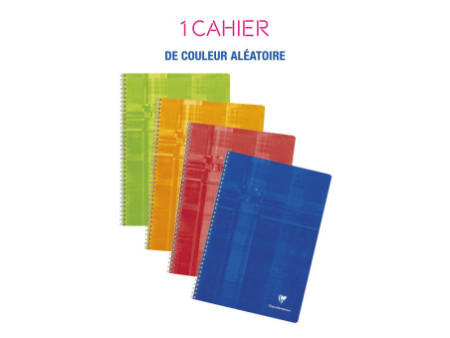 Clairefontaine Cahier reliure intégrale, A4, ligné 8 + marge