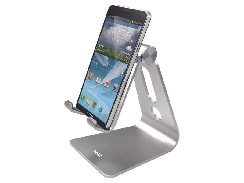 helit Support pour smartphone 'the lite stand', argent