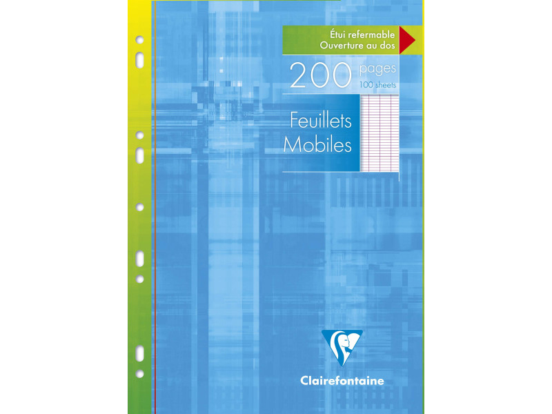 Clairefontaine Feuillets mobiles, A4, séyès, 200 pages