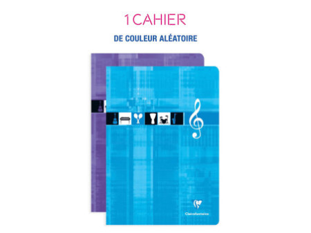 Clairefontaine Cahier de Musique MUSIC + L, A4, 48 pages