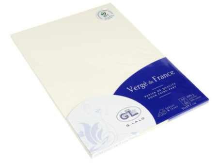 Clairefontaine by G. LALO Papier A4, Vergé de France blanc
