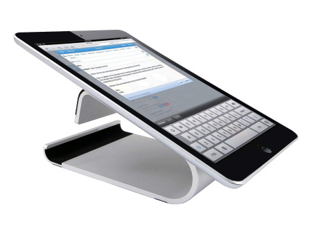 helit Support pour tablette 'the jaw stand', argent