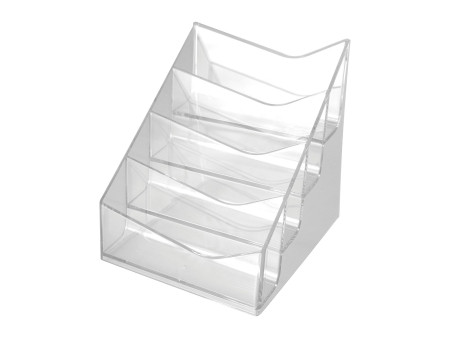 helit Porte-cartes de visite 'the helpdesk', transparent