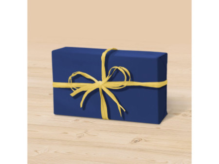 Clairefontaine Papier cadeau 'kraft', bleu marine