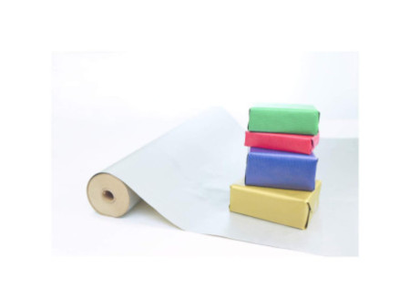 Clairefontaine Papier cadeau 'Unicolor', en bobine, argent