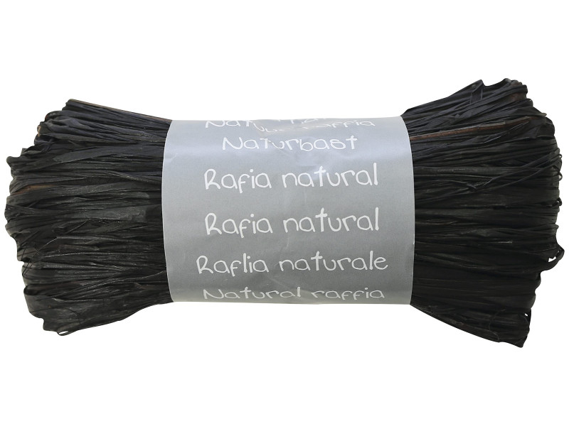 Clairefontaine Raphia naturel, noir
