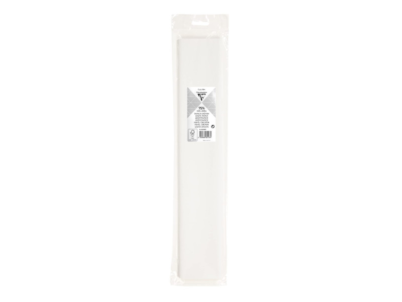 Clairefontaine Papier crépon, blanc