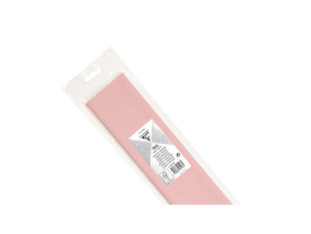 Clairefontaine Papier crépon, rose pâle