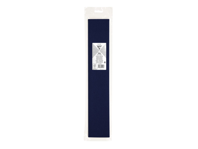 Clairefontaine Papier crépon, bleu marine