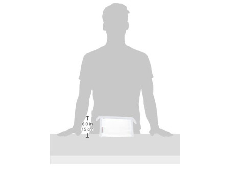 Clairefontaine Trousse rectangulaire, plastique, transparent