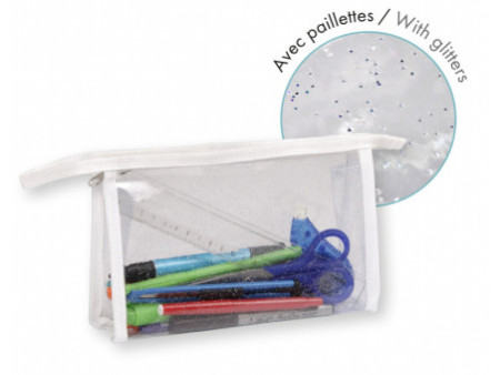 Clairefontaine Trousse rectangulaire avec paillettes
