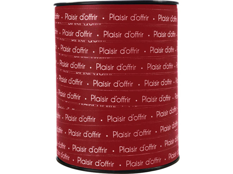 Clairefontaine Bolduc sur bobine 'Plaisir d'offrir', rouge
