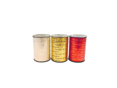 Clairefontaine Bolduc sur bobine 'Plaisir d'offrir', rouge