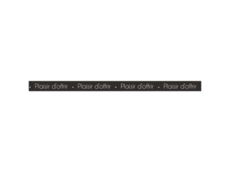 Clairefontaine Bolduc sur bobine 'Plaisir d'offrir', noir