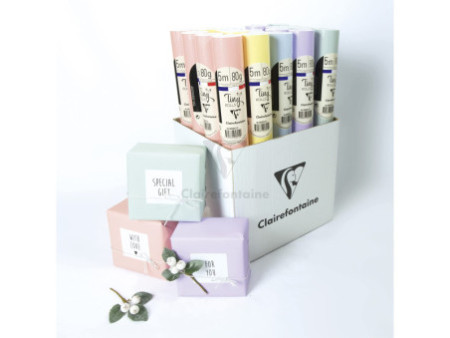 Clairefontaine Papier cadeau 'Tiny Rolls Pastell'