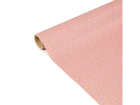 Clairefontaine Papier cadeau 'Tiny Rolls fleurs roses'