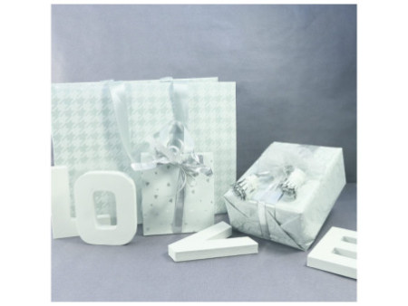 Clairefontaine Papier cadeau 'Premium blanc', en présentoir