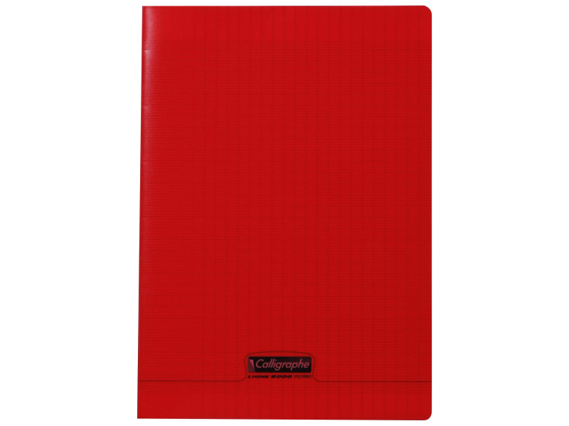 Calligraphe Cahier 8000 POLYPRO, 210 x 297 mm, rouge