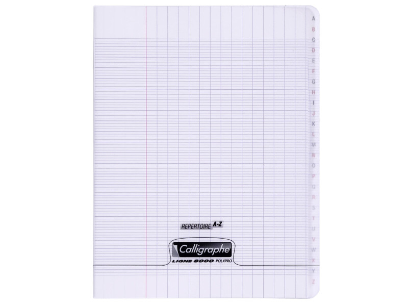 Calligraphe Répertoire 8000 POLYPRO, 170 x 220 mm, incolore