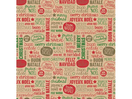 Clairefontaine Papier cadeau de Noël 'Kraft'