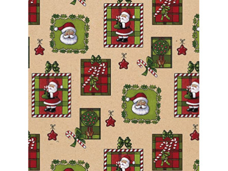 Clairefontaine Papier cadeau de Noël 'Kraft'