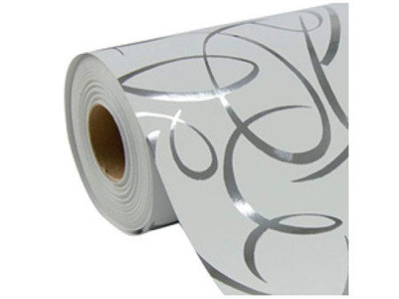 Clairefontaine Papier cadeau 'Arabesque argent', en rouleau