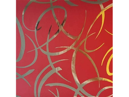 Clairefontaine Papier cadeau 'Arabesque rouge', en rouleau
