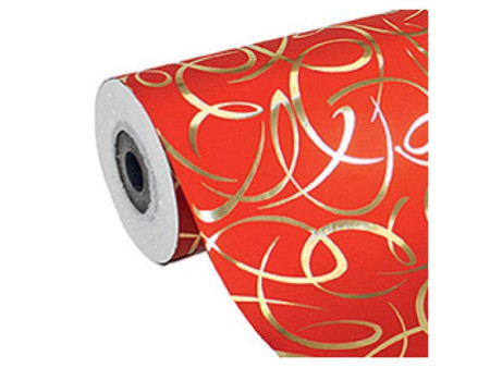 Clairefontaine Papier cadeau 'Arabesque rouge', en rouleau