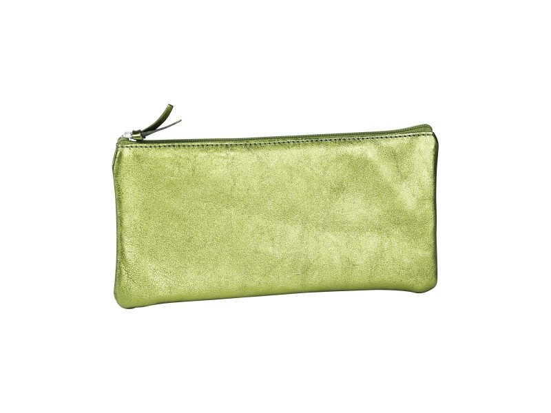 Clairefontaine Trousse CUIRISÉ, cuir, rectangulaire, vert