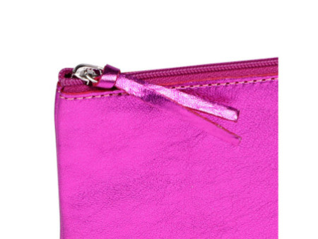 Clairefontaine Trousse CUIRISÉ, cuir,rectangulaire,framboise