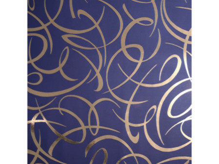 Clairefontaine Papier cadeau 'Arabesque bleu', en rouleau