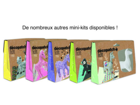 décopatch Kit papier mâché 'Licorne', 5 pièces