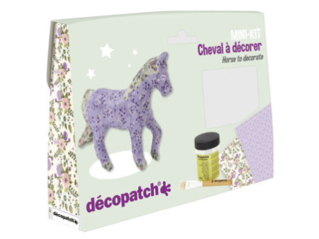 décopatch Kit papier mâché 'Cheval', 5 pièces