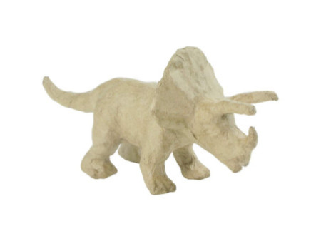 décopatch Support en papier mâché 'Tricératops', 90 mm