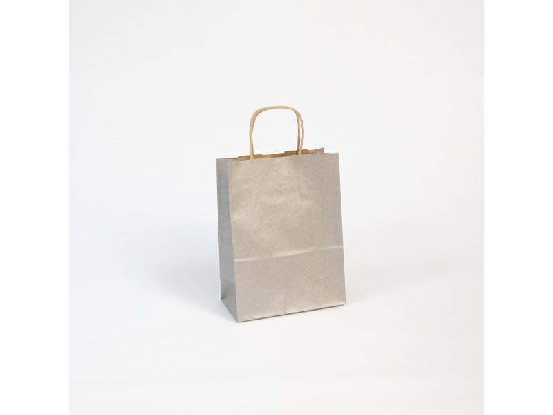 Clairefontaine Sac en papier, petit, argent