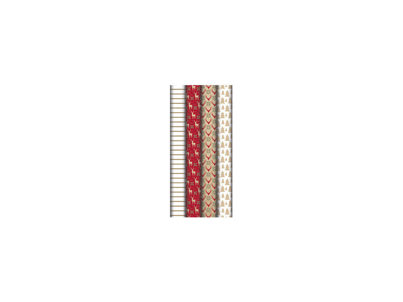 Clairefontaine Papier cadeau de Noël 'Lovely Home Red'