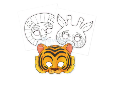 My Mandarine Carnet de coloriage Graffy Pop Mask Animaux
