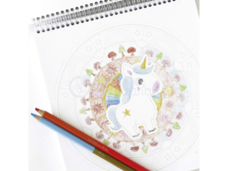 My Mandarine Carnet de coloriage 'Graffy Pop Mandala'