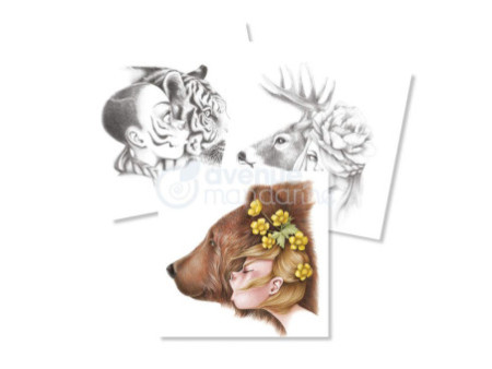 My Mandarine Carnet de coloriage 'Wild 4'