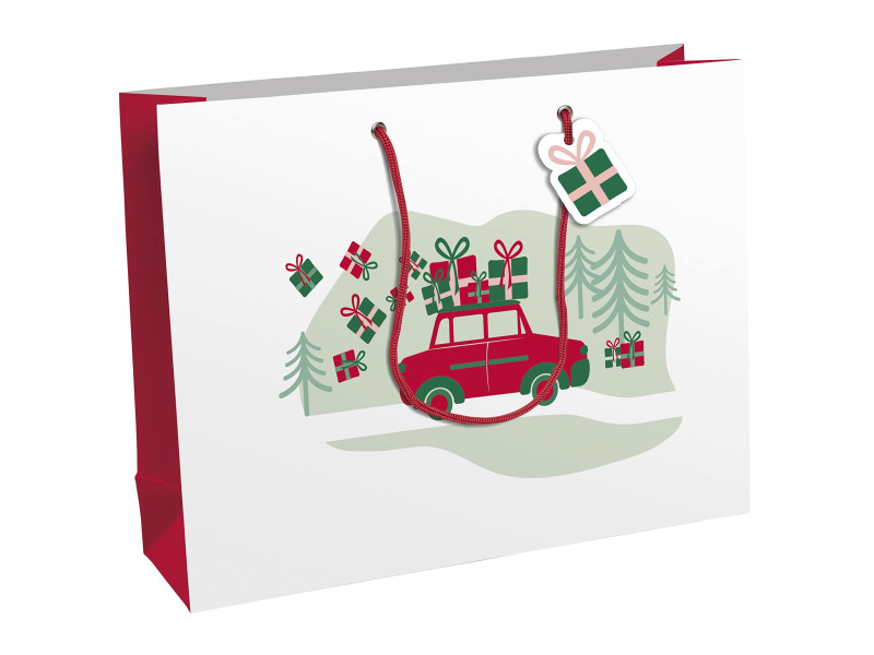 Clairefontaine Sac cadeau de Noël 'Hohoho', shopping