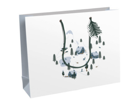 Clairefontaine Sac cadeau de Noël 'Winter', shopping