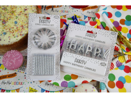 Clairefontaine Set bougies d'anniversaire Happy Birthday