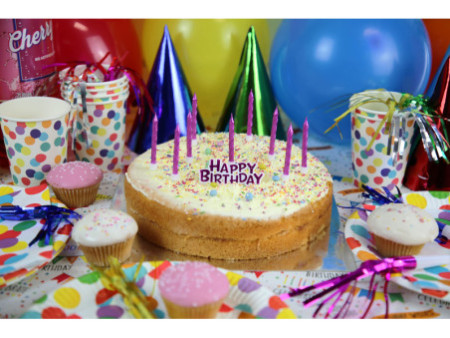 Clairefontaine Bougie d'anniversaire Happy Birthday, rose