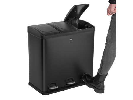 helit Poubelle de tri sélectif 'the separator', 3 x 20 l