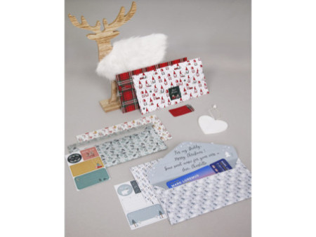 Clairefontaine Enveloppe pour cadeau de Noël 'Noël nature'