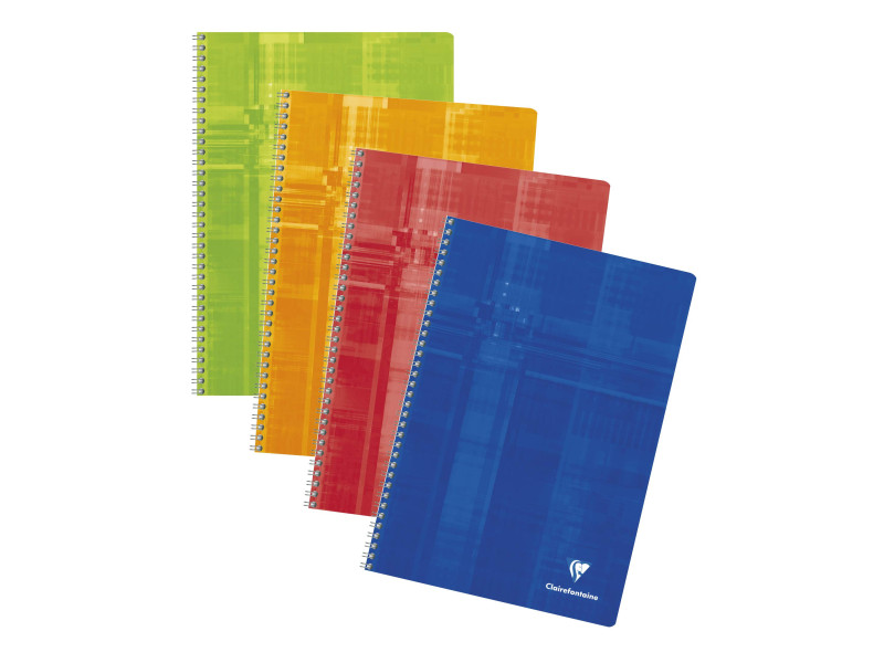 Clairefontaine Cahier à spirale, A4, quadrillé 5/5 + marge