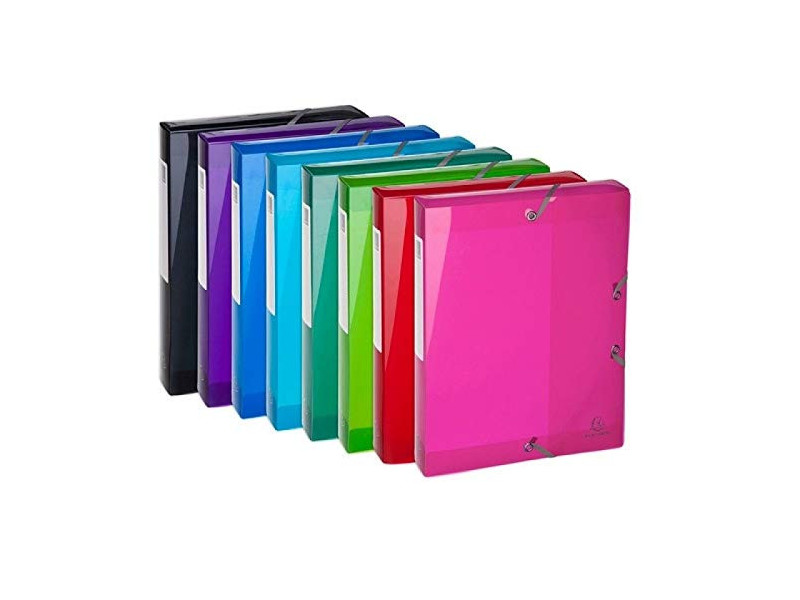 EXACOMPTA Boîte de classement Iderama, PP, A4, 60mm, assorti